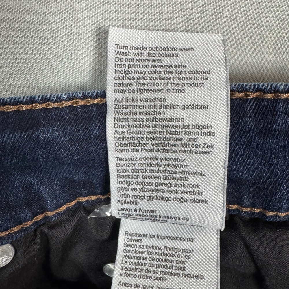 Mavi Zach Straight Leg Mens Jeans Dark Wash Indigo Blue 30x32 (29x30) Stretch - Picture 10 of 11